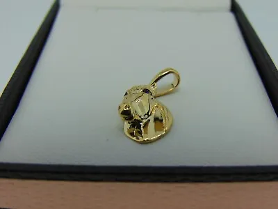 9ct Gold CZ Horse Head Pendant  9ch230 • £100