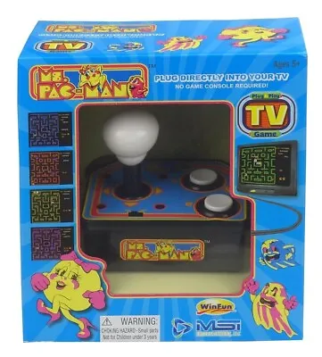 Ms. Pacman Gaming System | MSi TV Arcade Plug And Play Into Your TV | BRAND NEW! • $39.99