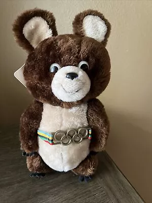 Dakin 1980 Moscow Olympic Games Misha Bear 12  Mascot Plush W/ Tags 1979 • $22