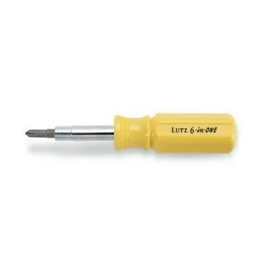 LUTZ 6-IN-1 Screwdriver By Gorilla Glue (Yellow) • $10.34