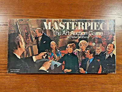 Vintage 1970 Masterpiece The Art Auction Game ~ Parker Brothers ~ 100% Complete • $44.95