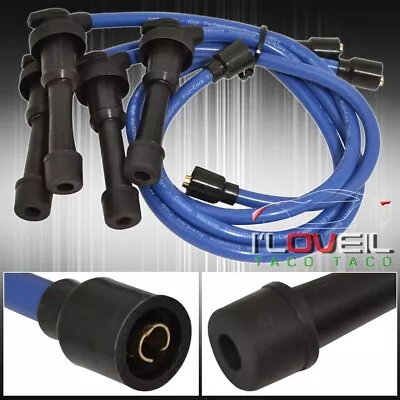 10.2Mm Jdm Spark Plug Wire Blue 95-99 Eclipse Non Turbo 2.0L 4Cyl • $19.99