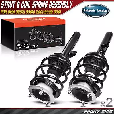 2x Front Strut & Coil Spring Assembly For BMW E46 325xi 330xi 2001-2002 4WD/AWD • $166.99