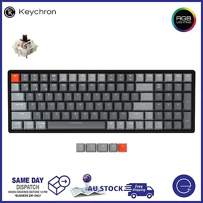 Keychron K4v2 Bluetooth Mechanical Keyboard Hot-Swap RGB Backlit Aluminium Frame • $159