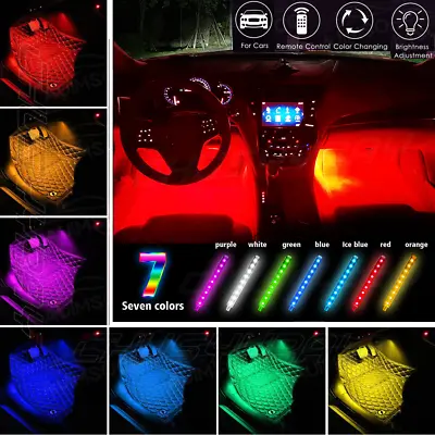 RGB 16 Color 36 LED Interior Car Truck Under Dash Floor Seat Accent Light Kit 4x • $13.99