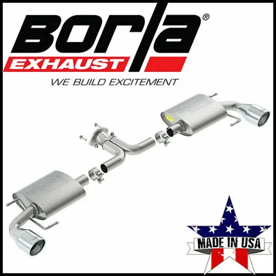 Borla S-Type Axle-Back Exhaust System Fits 2014-2018 Mazda 3 2.0L/ 2.5L • $834.99