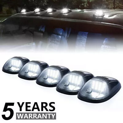 $27.99 • Buy 5x Smoked Lens Roof Top Cab White Running Lights DRL LED For Dodge RAM 1500 2500