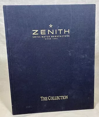 ZENITH The Collection Catalogue Book Tourbillon Zero G Academy Minute Repeater / • £119.99