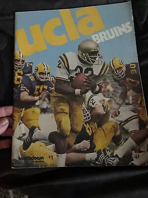 Vintage 1973 UCLA BRUINS Football Touchdown PROGRAM Vs Idaho BUCKEYES Mark Harmo • $9.95