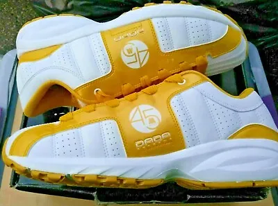 DADA Supreme Motown 45th PROMO SNEAKERS NEW! Gold/White 10 - VERY RARE & MINT! • $1799.99