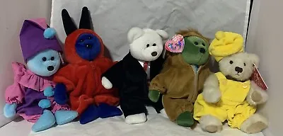 $40.25 • Buy Costumes For Plush Toy Stuffed Beanie Baby Teddy Bear Clothes Lot Of 5 Outfits