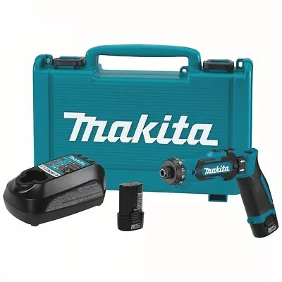 Makita DF012DSE 7.2V Lithium-Ion 1/4  Hex Driver-Drill With Auto-Stop Clutch • $100