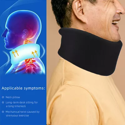 Soft Foam Neck Collar Support Brace Whiplash Cervical Neck Pain Relief Traction • £4.79