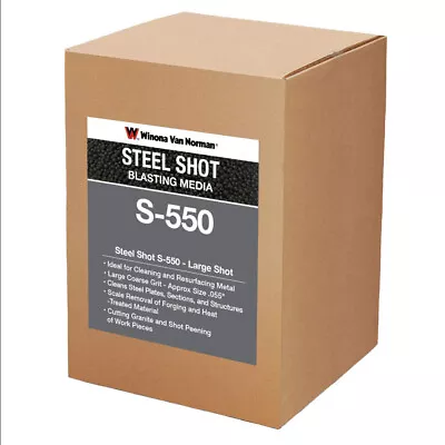 Steel Shot S-550 - Blasting Media - Large Shot Size • $99.99