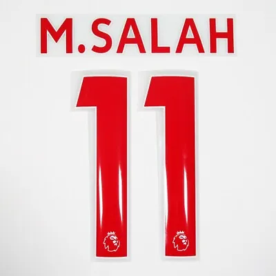 Liverpool 2017-19 M.salah 11 Official Sporting Id Red Player Size Name Set • £12.99