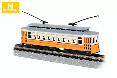 NEW Bachmann 61089 Brill Trolley Orange Cream&Gray N Scale FREE US SHIP • $60.99