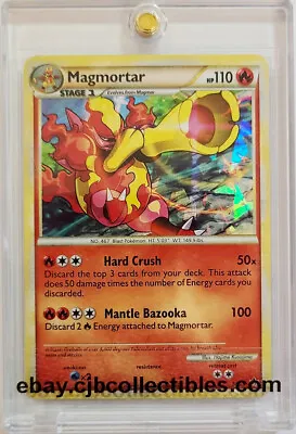 Pokémon MAGMORTAR 2/95 Cracked Ice Holo Rare Unleashed - Light Play 🍒 • $11.99