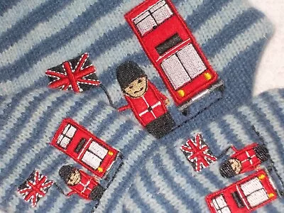 £39.99 • Buy MONSOON Angora & Wool Knitted London Royal Guard Pom Pom Hat Mittens 0-12m  BNWT