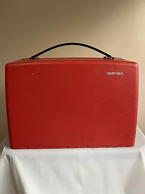 Vintage Bernina 830 Record Sewing Machine Red Hard Carry Case Only • $120