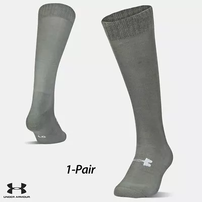 UA Socks: 1-PAIR HeatGear Tactical Boot (L) Foliage Green • $9.99