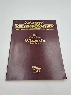 $100 • Buy AD&D Players Handbook - The Complete Wizard's Handbook 2115 PHBR4 Advanced TSR 