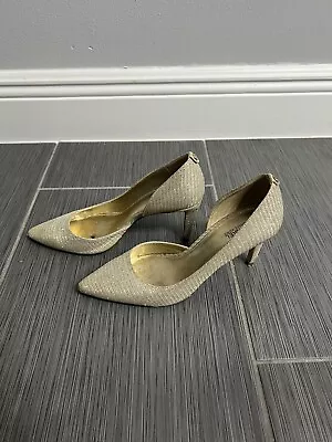 Gold Michael Kors Heels Size 7.5 • $13