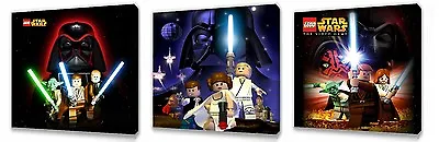 £9.99 • Buy Lego Star Wars II Set Of Three Wall / Plaques Canvas Pictures