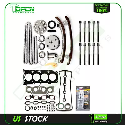 Fits 2007-2009 Toyota Camry 2.4L Head Gasket Bolts Set Timing Chain Kit • $108.80