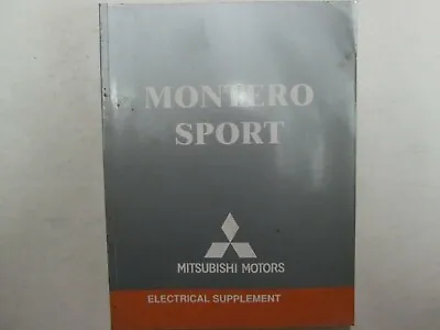 2004 MITSUBISHI Montero Sport Electrical Supplement Service Repair Shop Manual   • $34.39