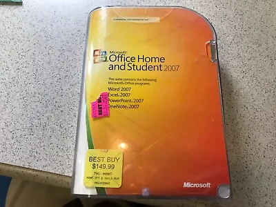 Genuine Retail Microsoft Office Home And Student 2007 Full Version W/ Key • $19.99