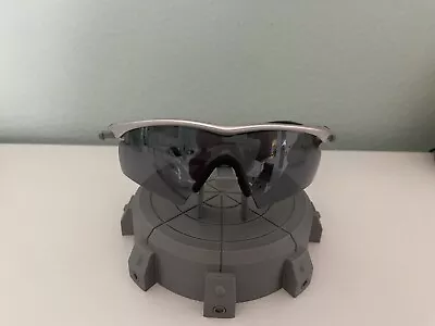 VINTAGE Oakley M Frame Silver/Iridium Hybrid  Black Mirror Good Condition • $109.99