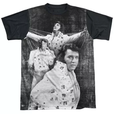 Elvis Presley Legendary Performance Adult Costume T Shirt (Black Back) S-3XL • $19.99