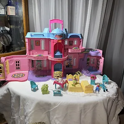 Fisher Price Loving Family Sweet Streets Dollhouse Motel Furniture Figures Lot • $12.50