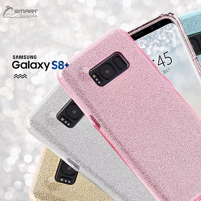 Glitter Shining Bling TPU Jelly Gel Case Cover For Samsung Galaxy S8 / S8 Plus • $5.99