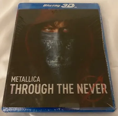 METALLICA Through The Never 2-Disc Blu-ray 3D Lenticular Cover BRAND NEW / PSVR • $35.99