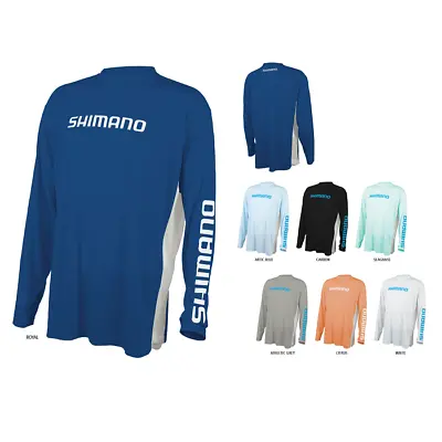 $27.95 • Buy 40% Off Shimano Long Sleeve Performance Tech Sun Shirt Tee- Pick Color/Size