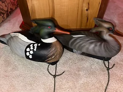 Red Breasted Merganser Pair Duck Decoys • $600