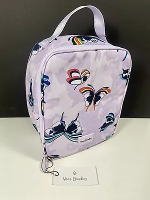 Vera Bradley ReActive Lunch Bunch Bag Lavender Butterflies NWT • $20