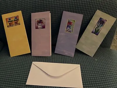 Floral Note Cards*8 Pcs*4 Designs*With Env*by Finishing Touch*New In Box • $8