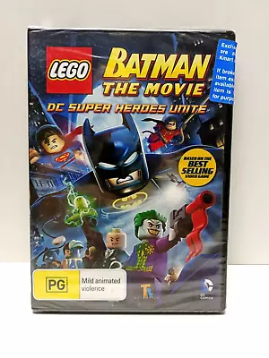 DVD - LEGO: Batman The Movie : DC Super Heroes Unite - 2013 NEW Sealed Region 4 • $8.95