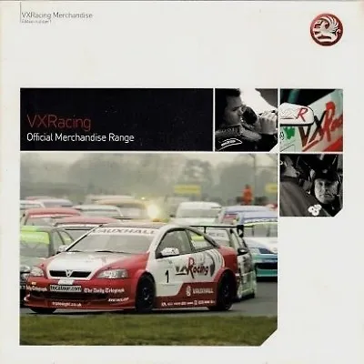 Vauxhall VXRacing Branded Merchandise 2003 UK Market Brochure Poster Astra Coupe • $9.96