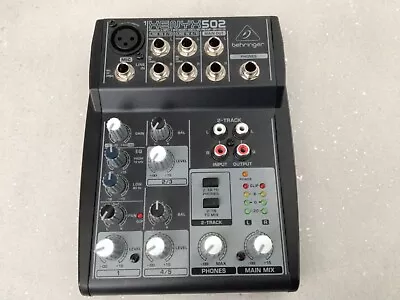 XENYX 502 Mini Mixing Desk Mixer Used Once Mint Condition. Console Audio  • £15