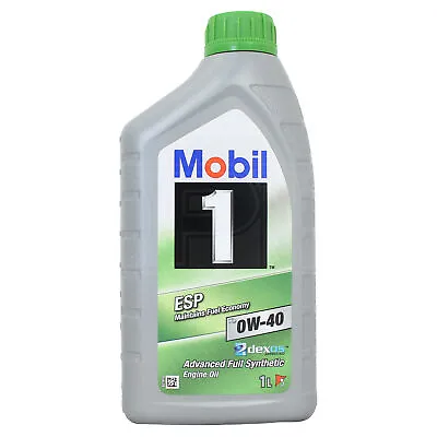 £17.95 • Buy Mobil 1 ESP X3 0W-40 0W40 Advanced Fully Synthetic Engine Oil - 1 Litre 1L