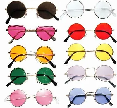 £2.75 • Buy John Lennon Round - Glasses Sunglasses 60s 70s Hippy Ozzy Fancy Dress Festival