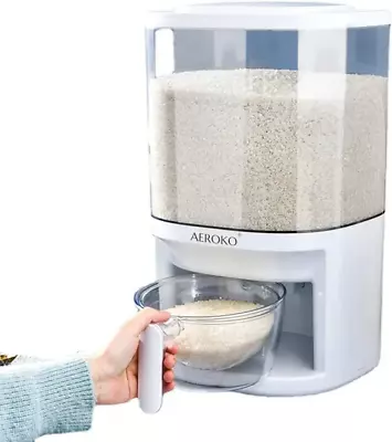 Rice Dispenser 5KG Dry Food Grain & Cereal Storage Container With Measuring Cup • $83.67