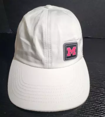 Michigan Wolverines NCAA Top Of World Womens Hat Cap Pink Logo White Strapback • $11.95