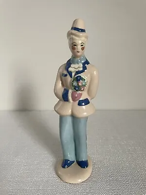 Vintage Kay Finch Pottery Courting Gentleman Flowers Figurine 8   MCM Ceramic • $7.99