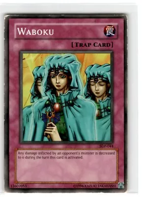 Yu-Gi-Oh! Waboku Common SDP-044 Heavily Played Unlimited • $1.94