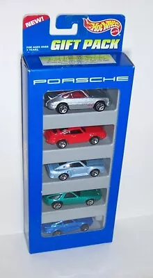 HOT WHEELS Mattel Vintage 1995 PORSCHE 5 CAR  GIFT PACK  911 959 928 930 - MIB • $12.43