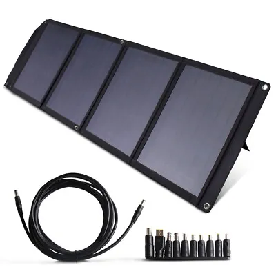 Tenergy Portable 60W Solar Panel Foldable Charger 18V Charging 5V USB CE ROHS • $110.24